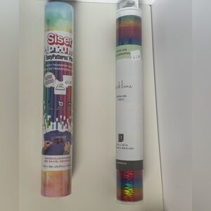 Siser Rainbow Iron-On Vinyl and Park Lane Iron-On Holographic
